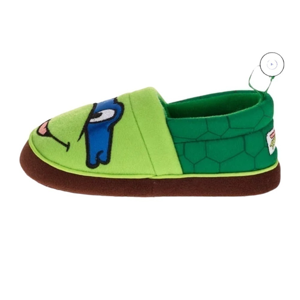 Teenage Mutant Ninja Turtle Leonardo Toddler Boys' Slipper Size small 5/6